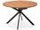Connubia Giove Stone Grey / Graphite Matt Black 47-65'' Wide Round Oval Dining Table  CNUCB473900113301501527W00