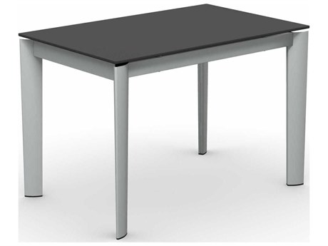 Connubia Lord Rectangular Stone Grey Matt Optic White Dining Table