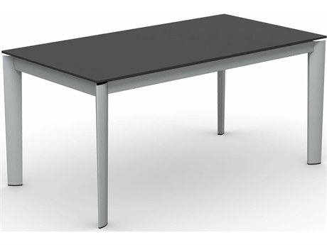 Connubia Lord Rectangular Stone Grey Matt Optic White Dining Table
