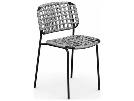 Connubia Outdoor Yo Matt Black / Sand Metal Rope Dining Chair