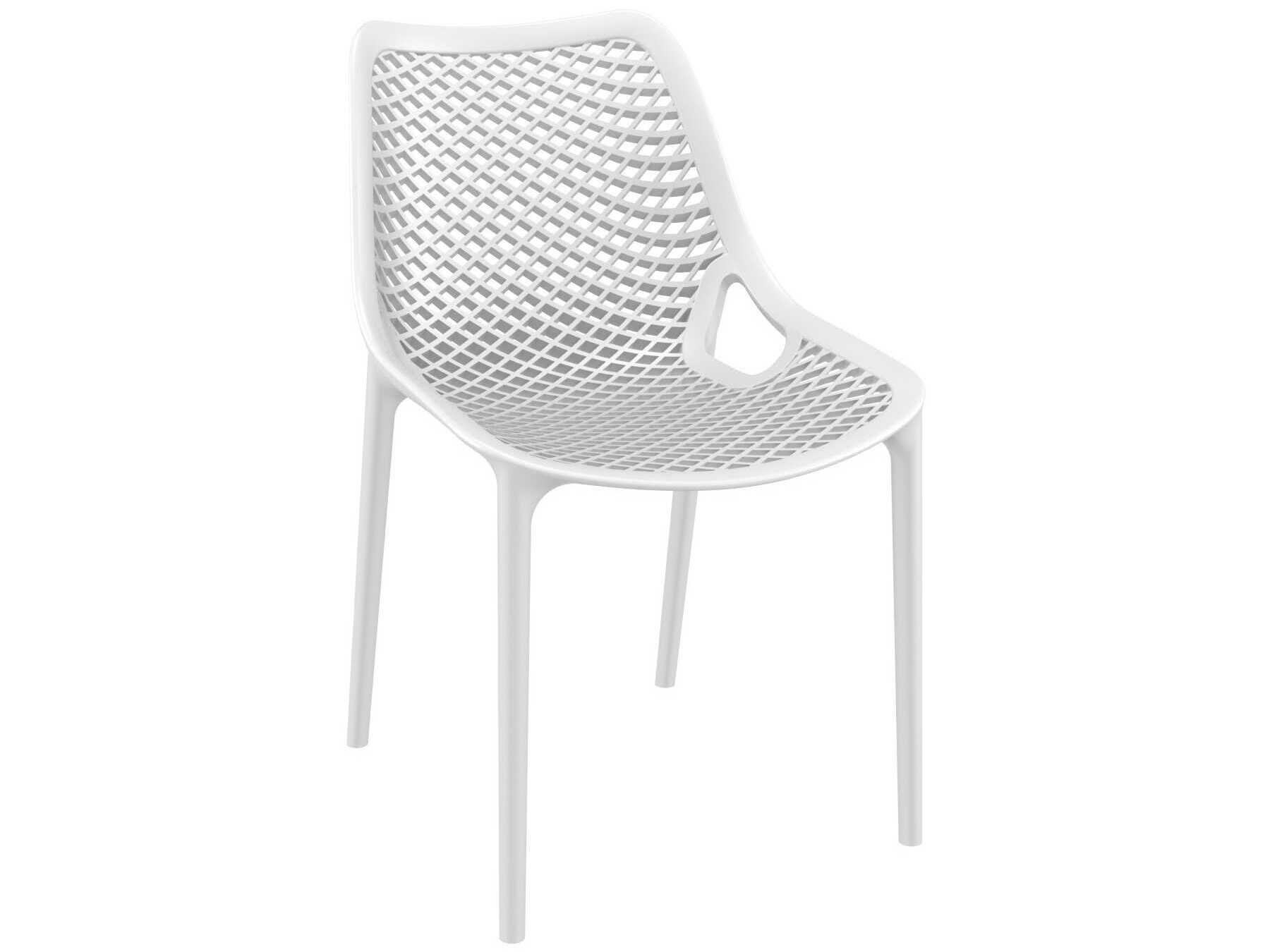 Compamia Air White Polypropylene Resin Dining Chair (Set of 2)