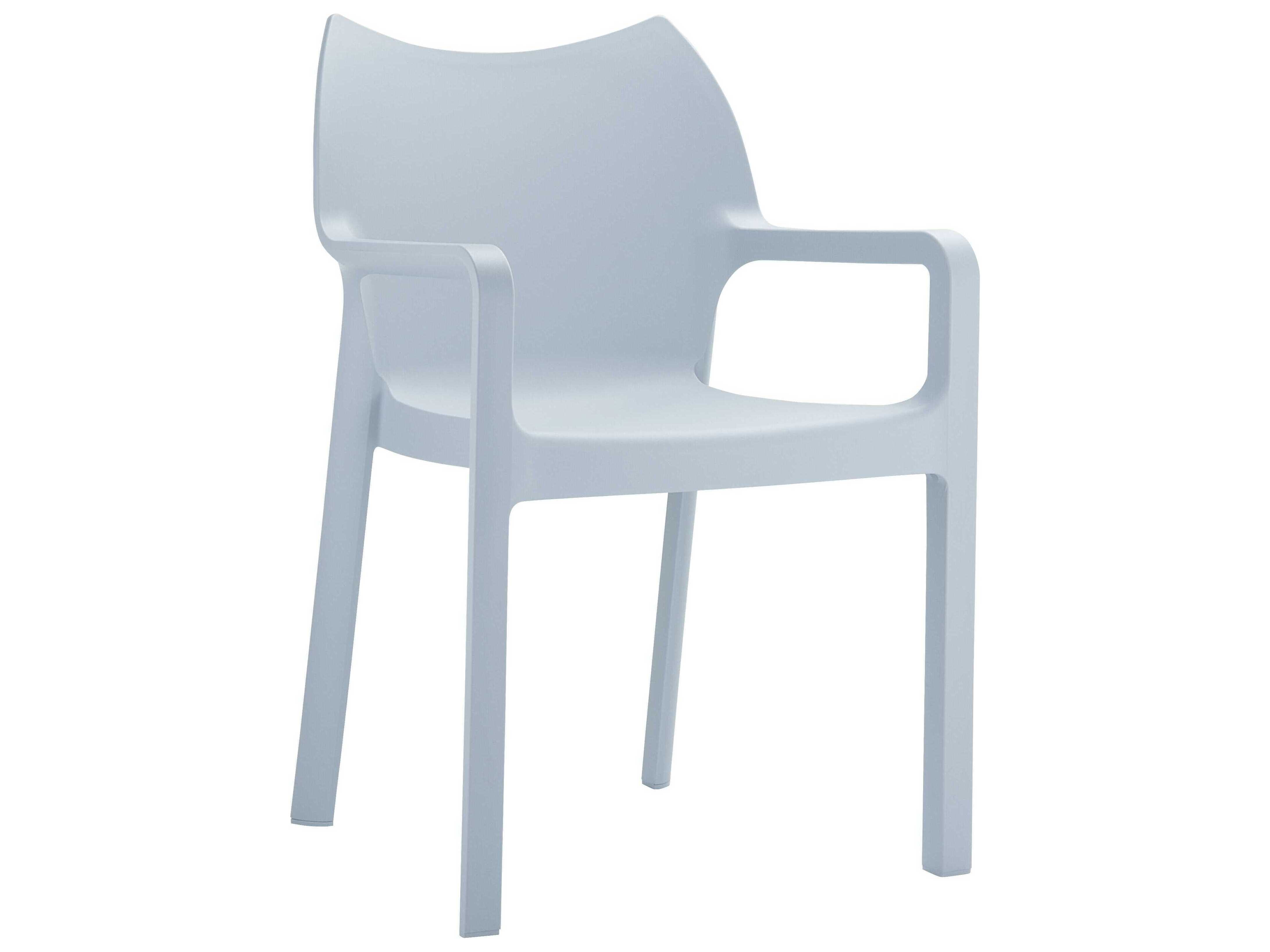 Compamia Diva Silver Resin Dining Chair (Set of 2)