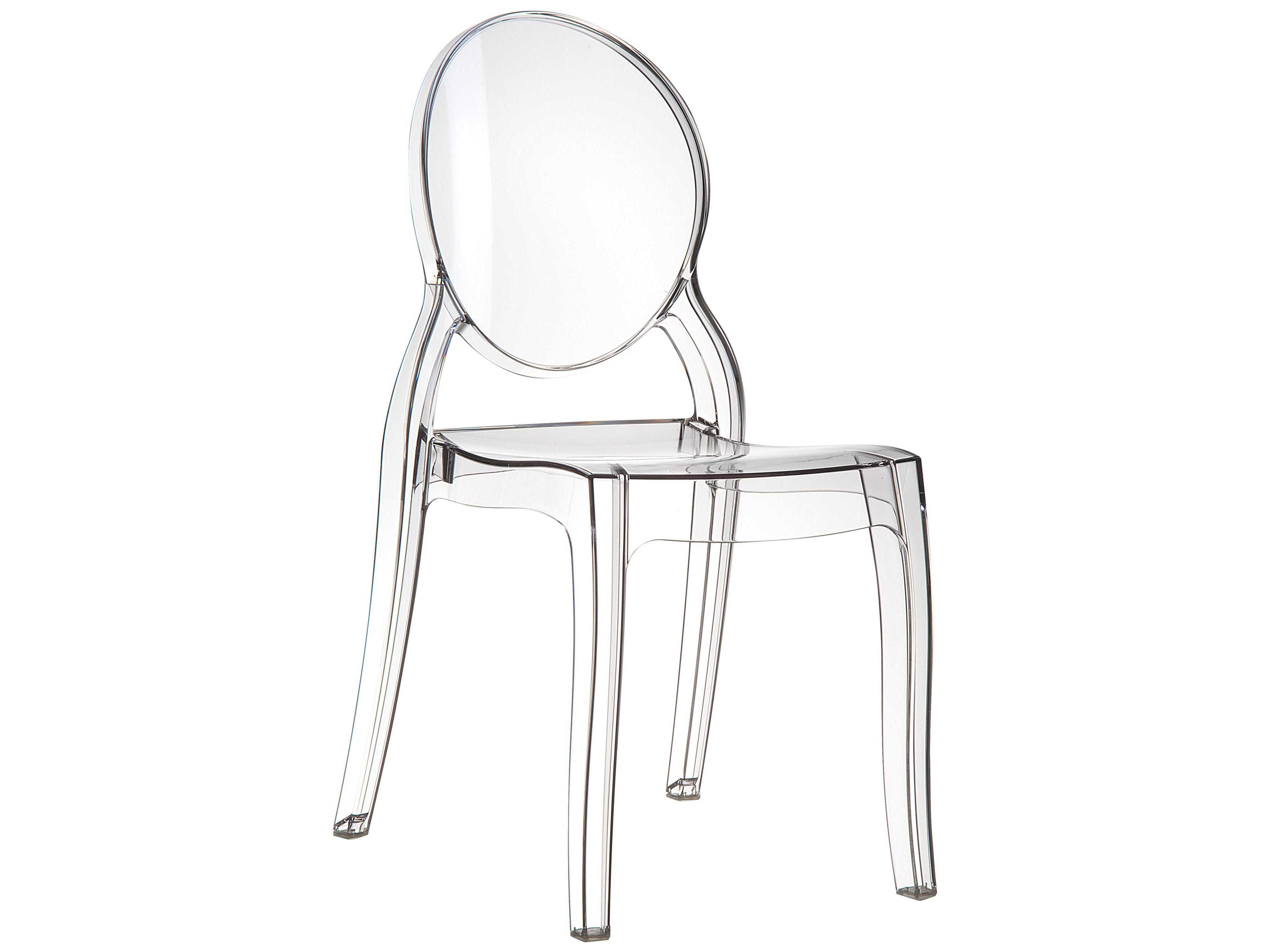 Compamia Elizabeth Transparent Clear Dining Chair (Set of 2)