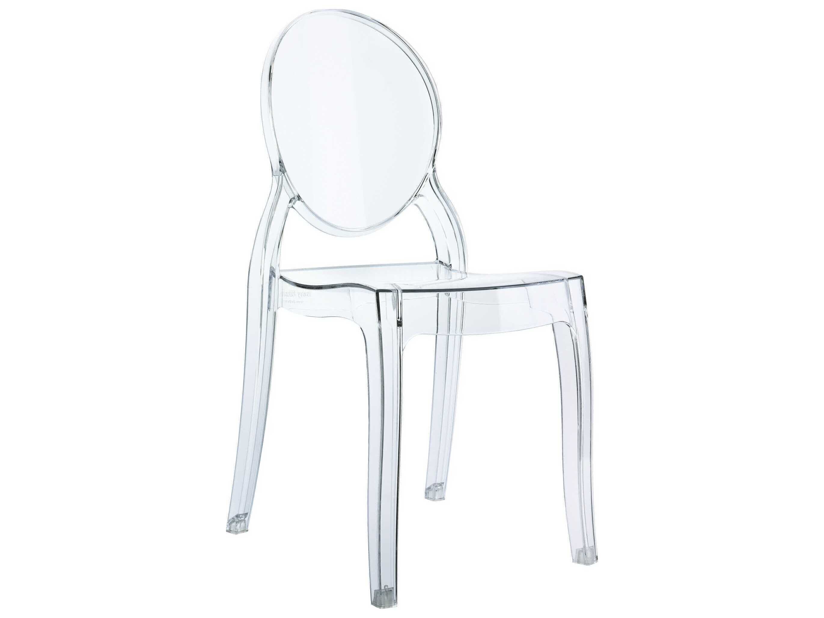 Compamia Elizabeth Kids Transparent Clear Dining Chair