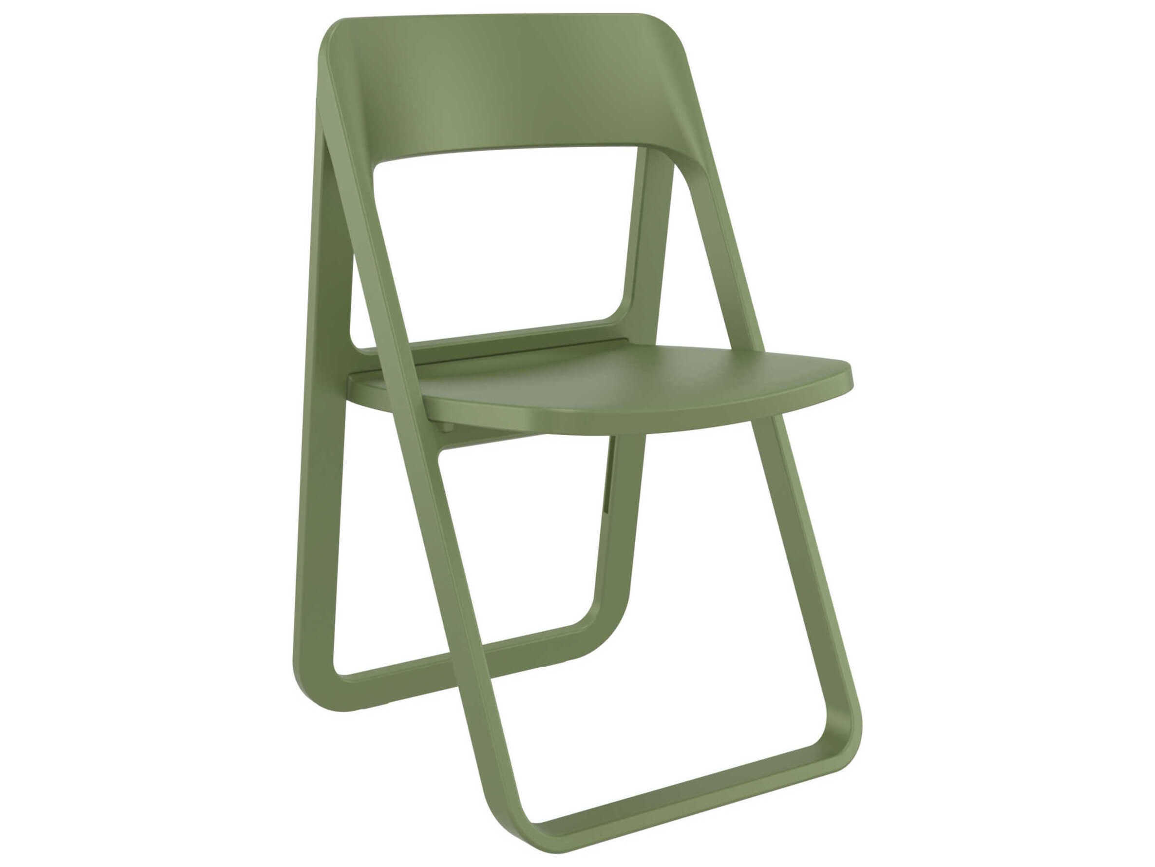 Compamia Dream Olive Green Polypropylene Dining Chair