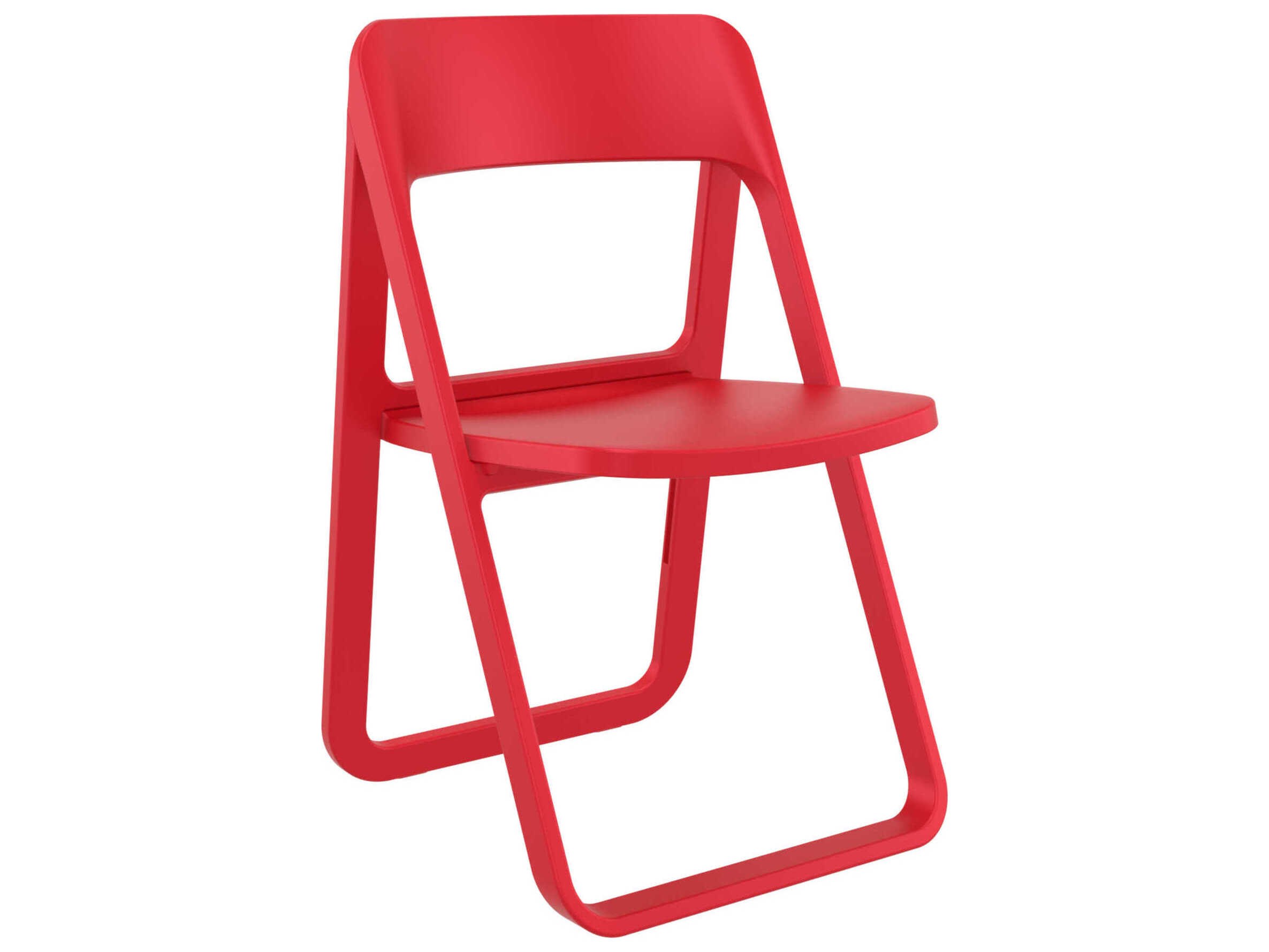 Compamia Dream Red Polypropylene Dining Chair