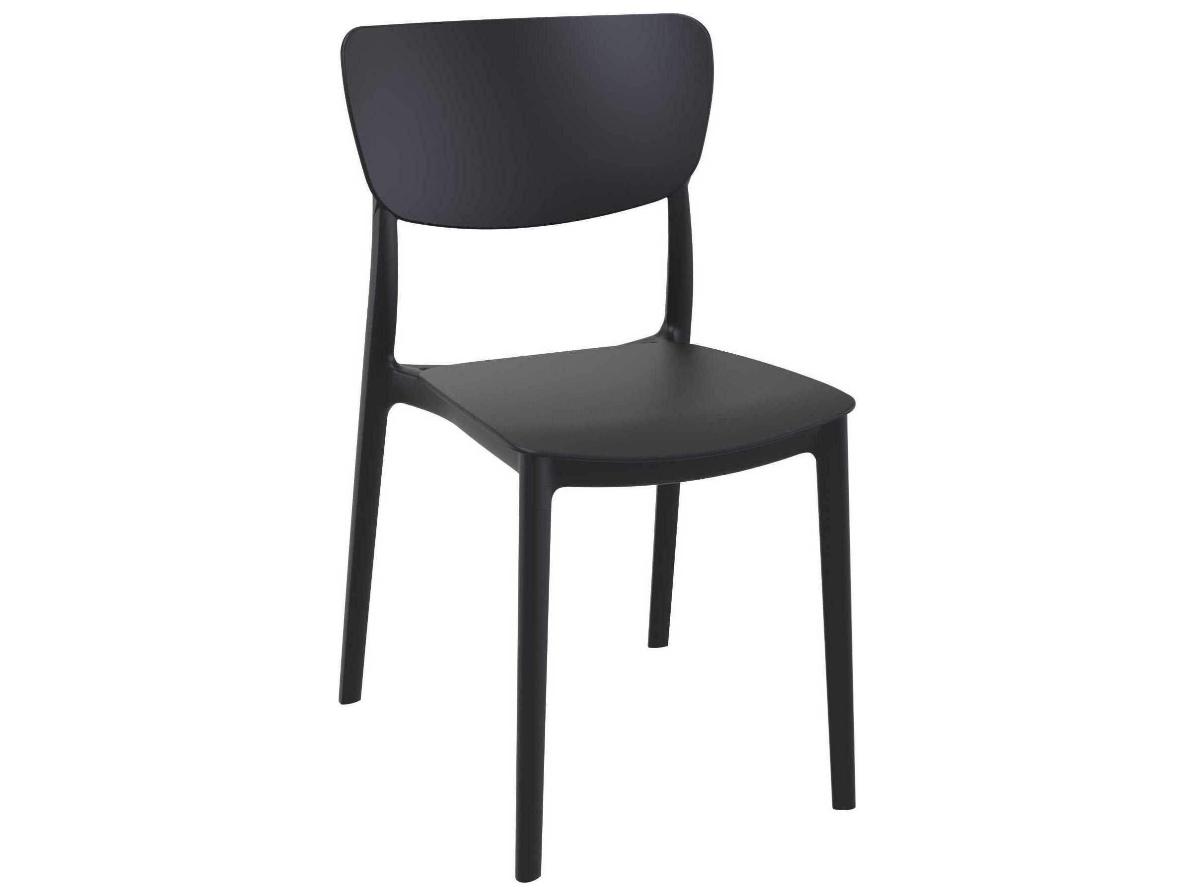 Compamia Monna Black Resin Dining Chair (Set of 2)