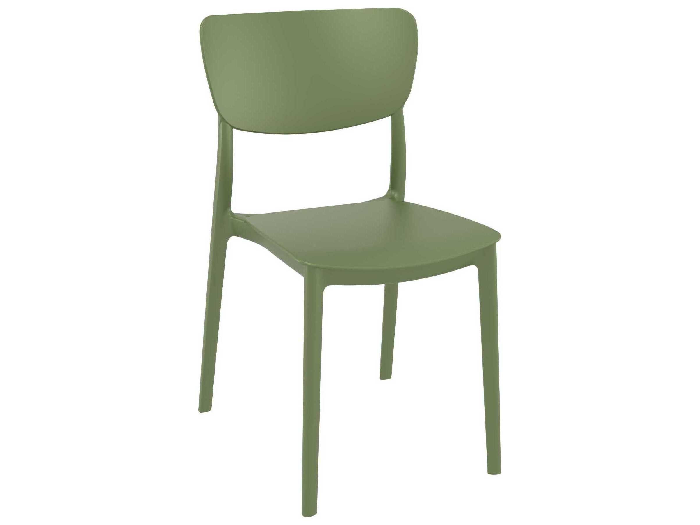 Compamia Monna Olive Green Resin Dining Chair (Set of 2)