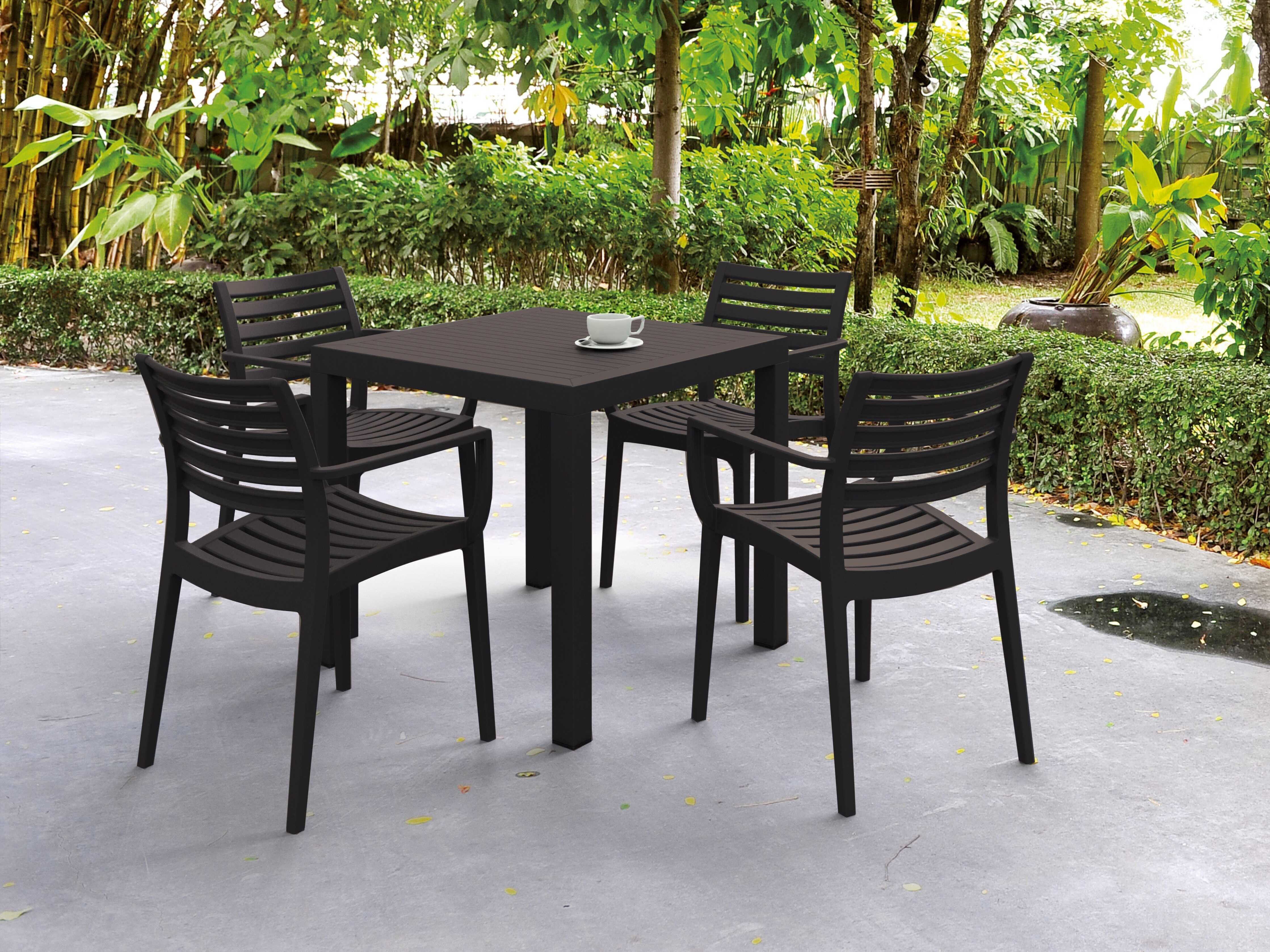 Compamia Artemis Brown Polypropylene Dining Set