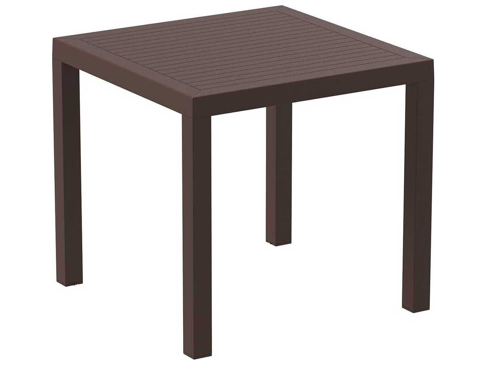 Compamia Ares Brown Polypropylene Square Dining Table