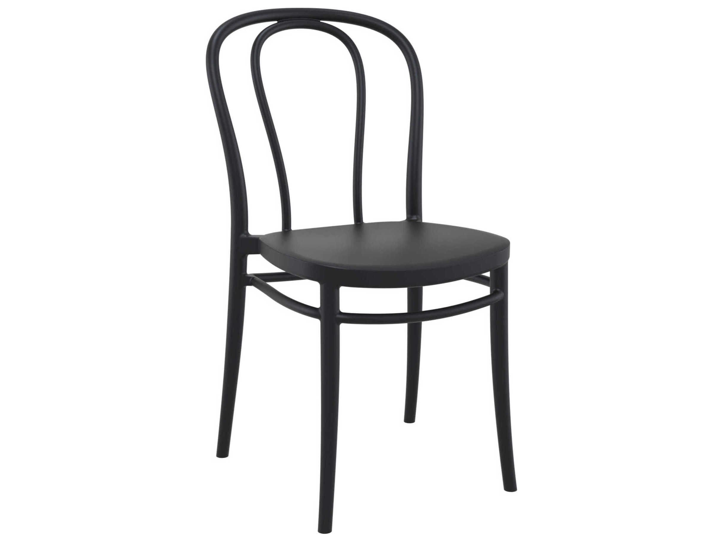 Compamia Victor Black Resin Dining Chair (Set of 2)