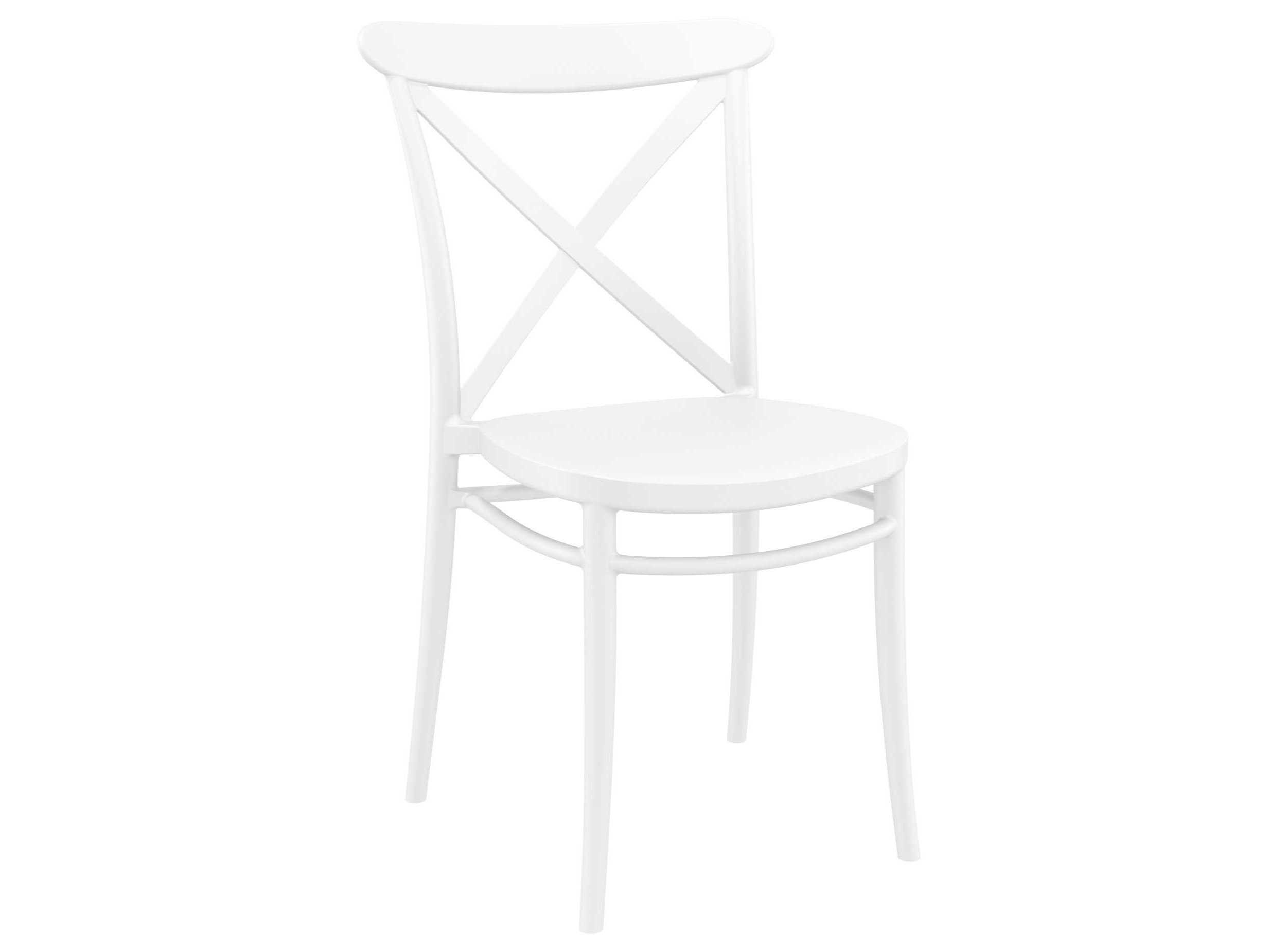 Compamia Cross White Resin Dining Chair (Set of 2)