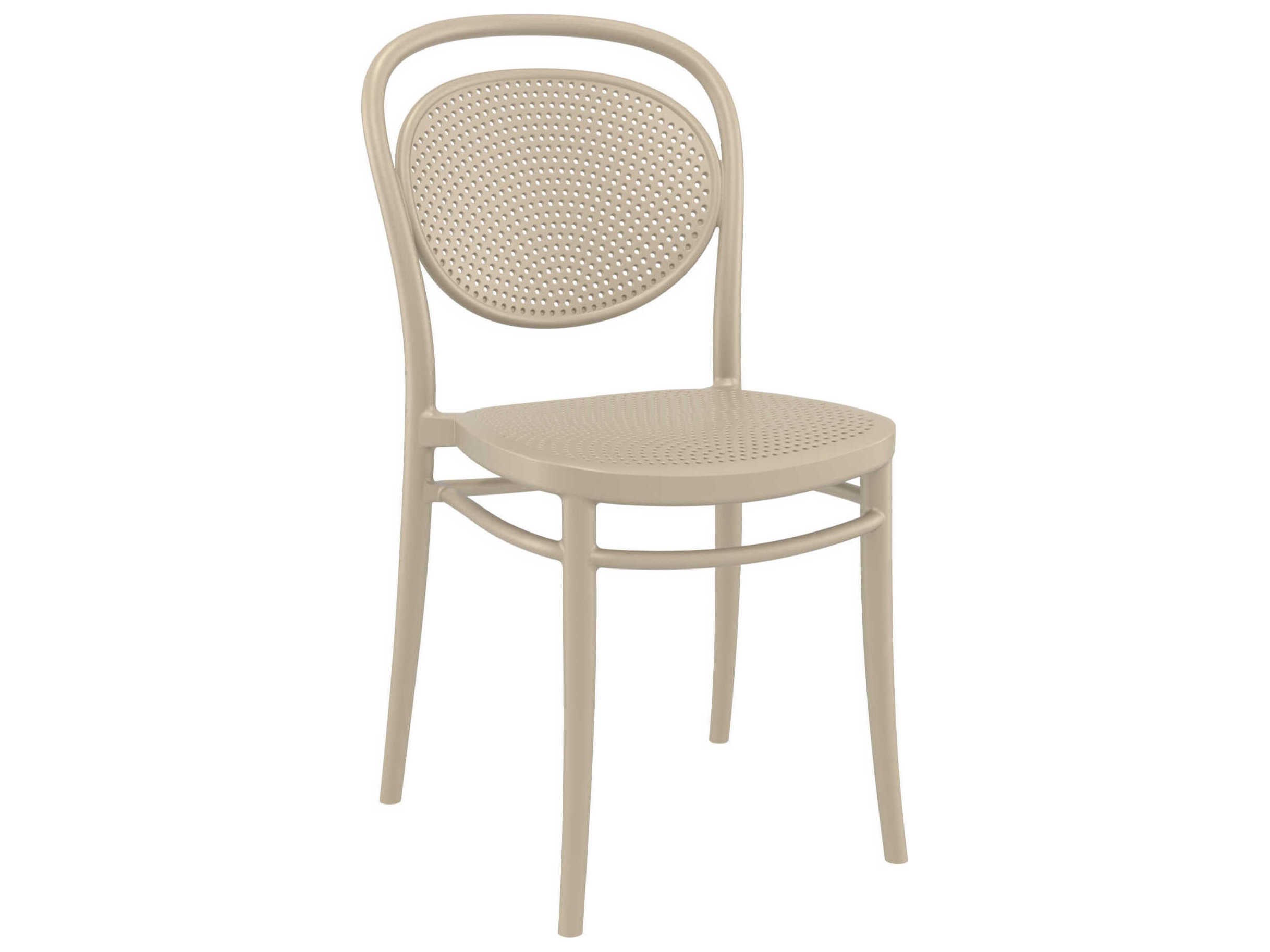 Compamia Marcel Taupe Polypropylene Dining Chair (Set of 2)