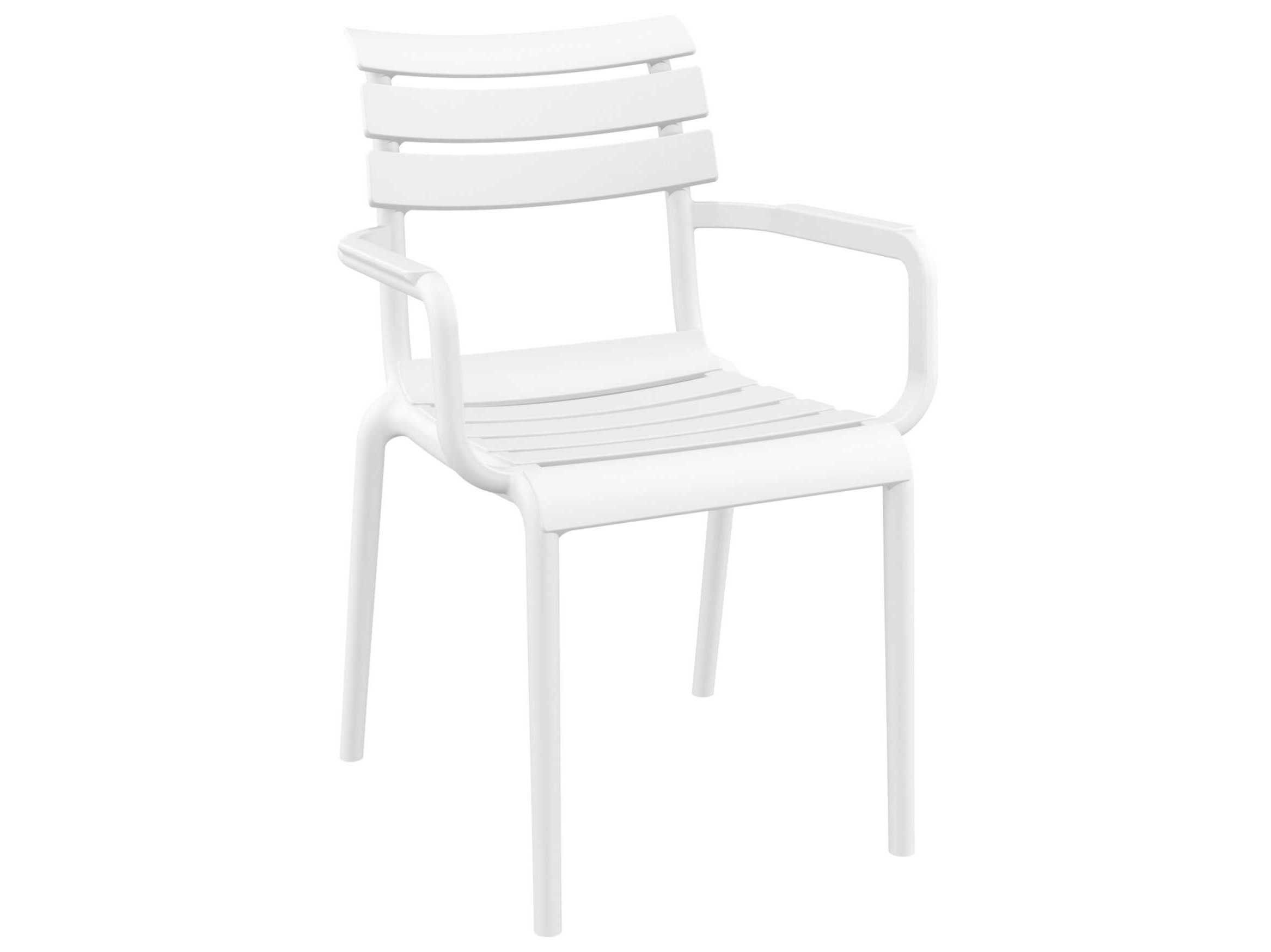 Compamia Paris White Polypropylene Dining Chair (Set of 2)
