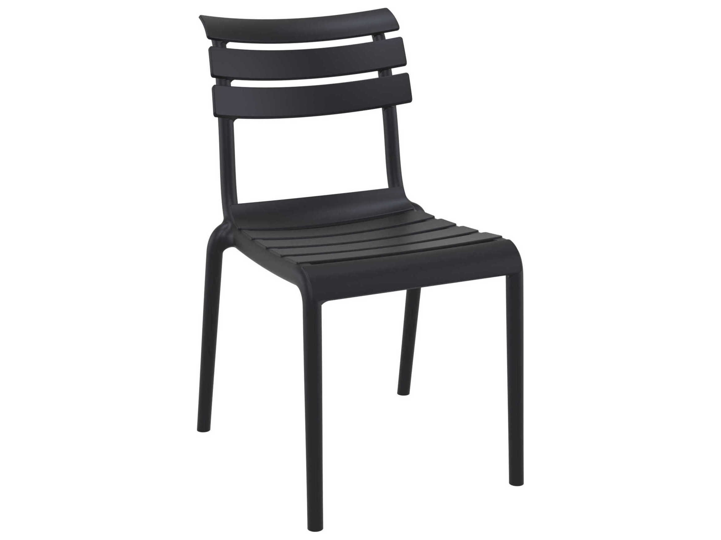 Compamia Helen Black Polypropylene Dining Chair (Set of 2)