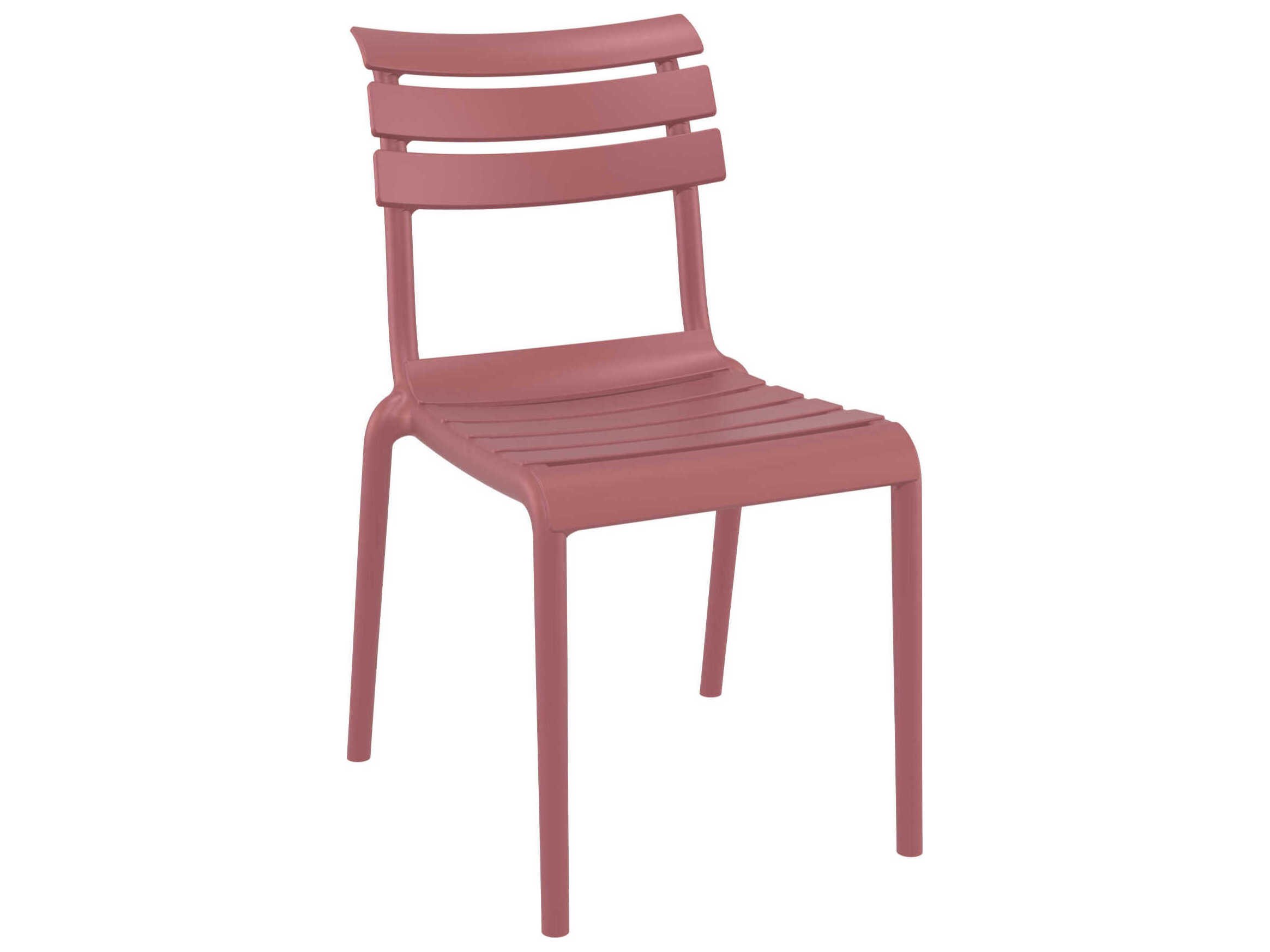 Compamia Helen Marsala Polypropylene Dining Chair (Set of 2)