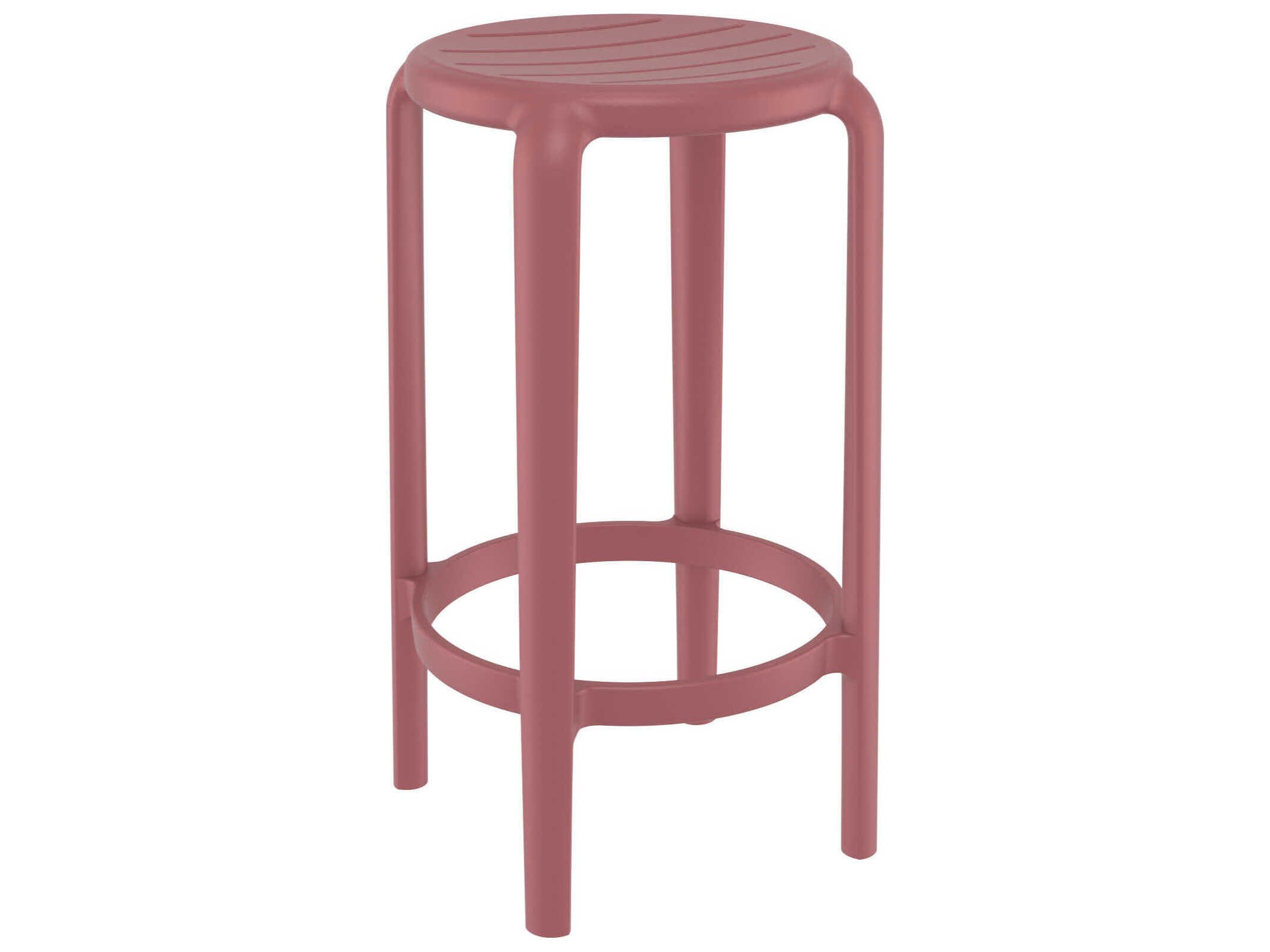 Compamia Tom Marsala Polypropylene Counter Stool (Set of 2)