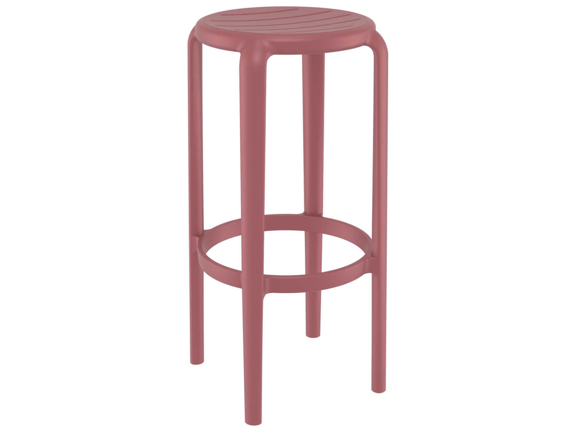 Compamia Tom Marsala Polypropylene Bar Stool (Set of 2)