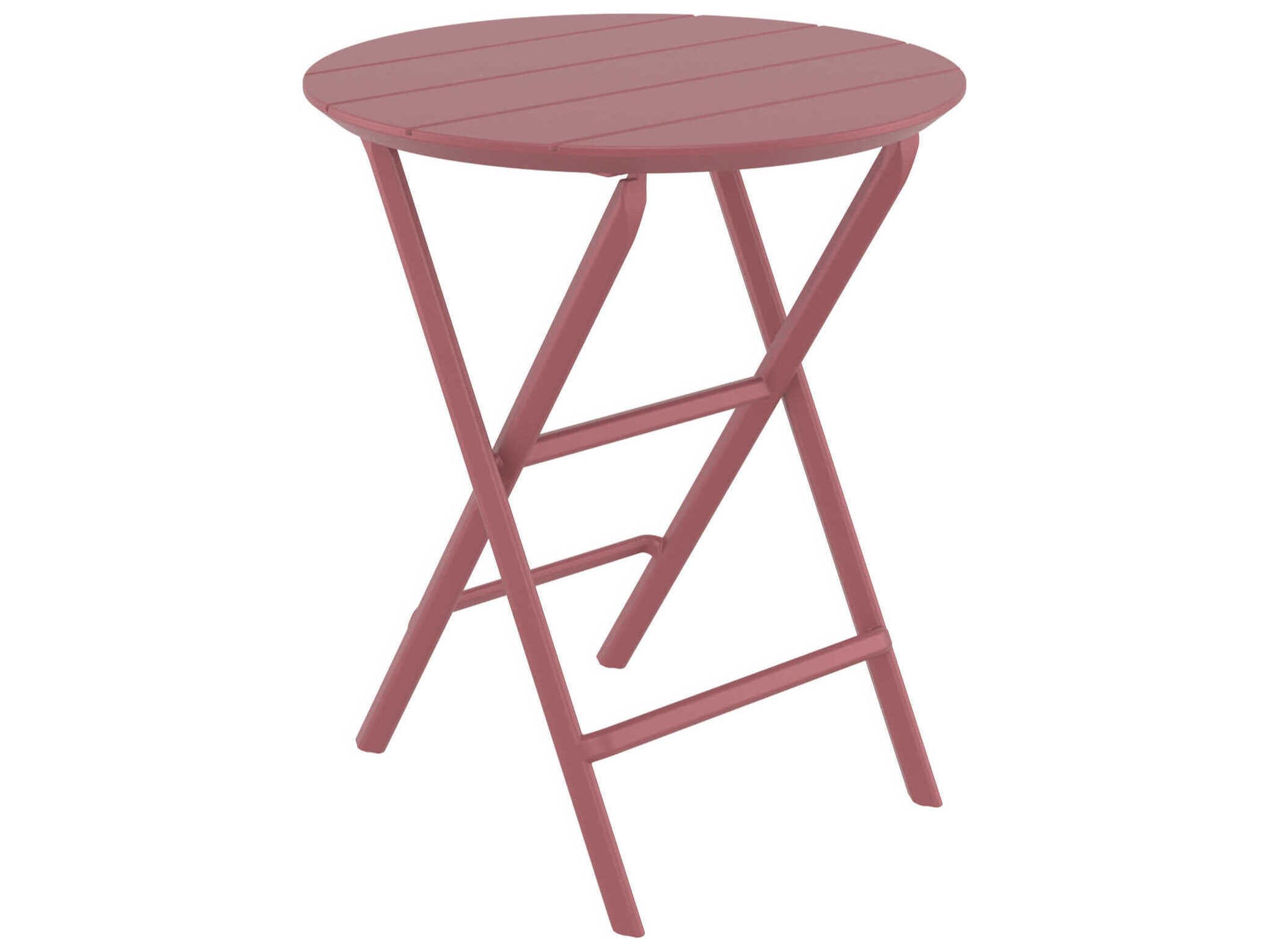 Compamia Helen Marsala Polypropylene Round Bistro Table