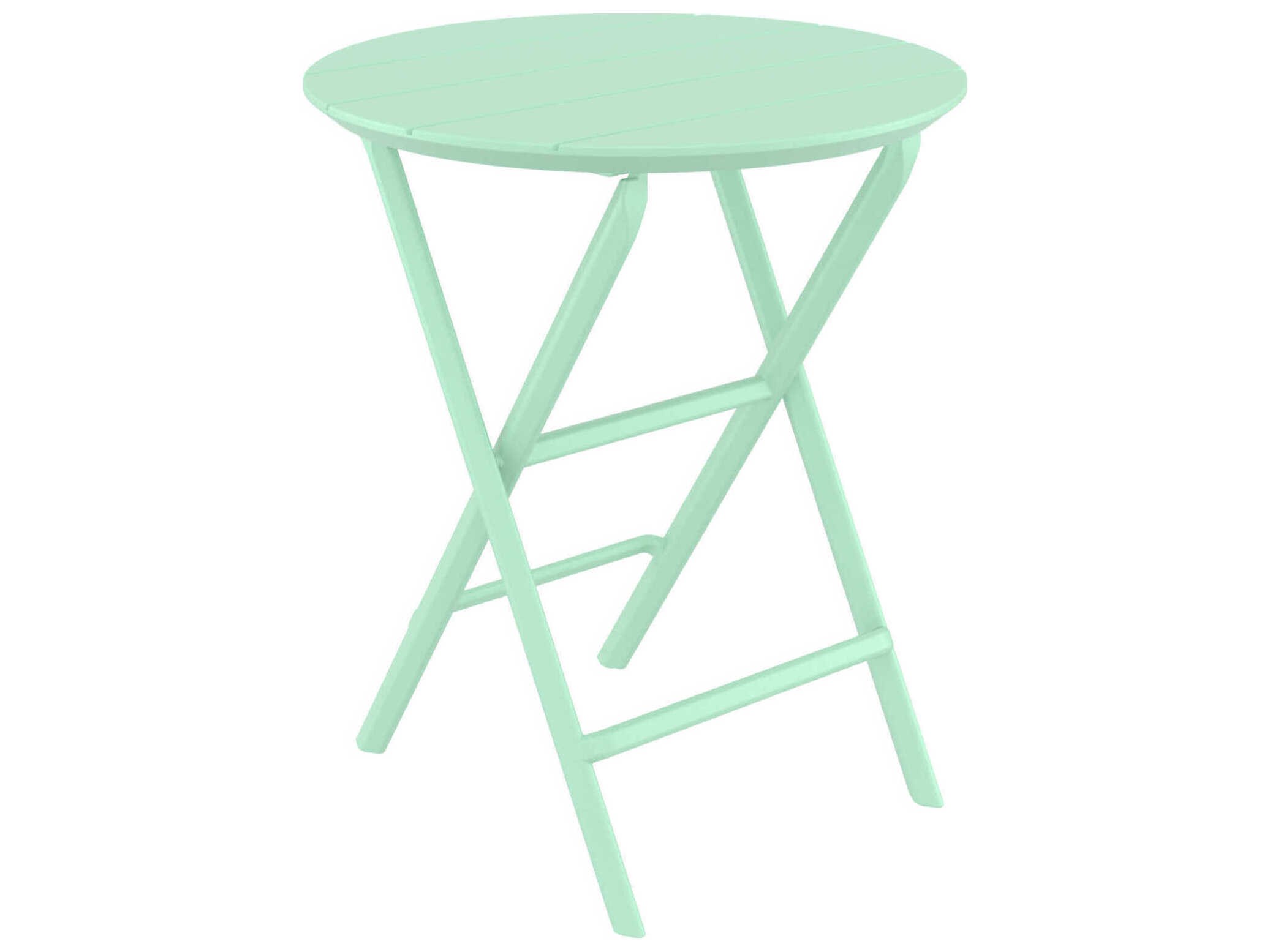 Compamia Helen Opaline Polypropylene Round Bistro Table