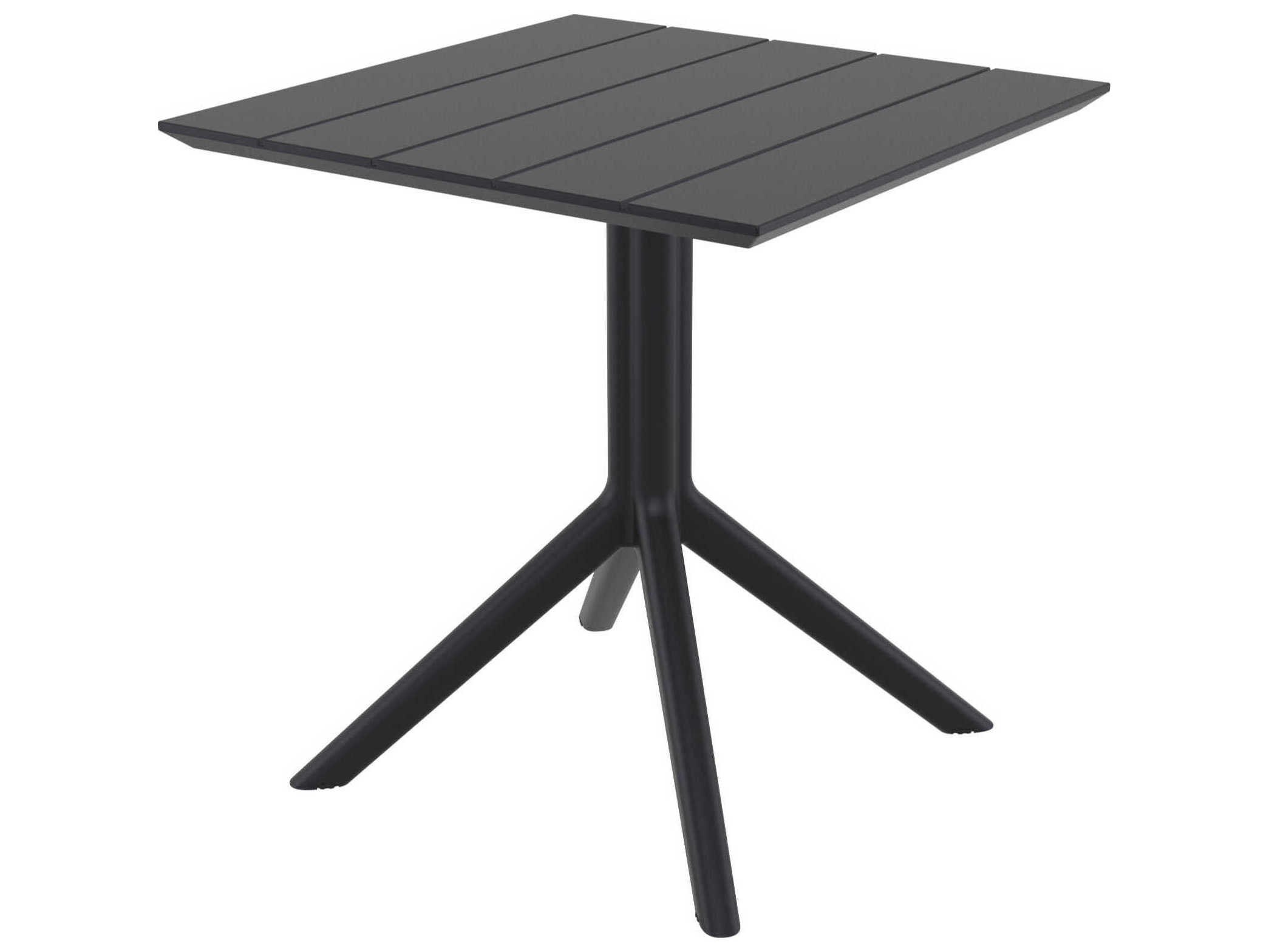 Compamia Paris Black Polypropylene Square Dining Table