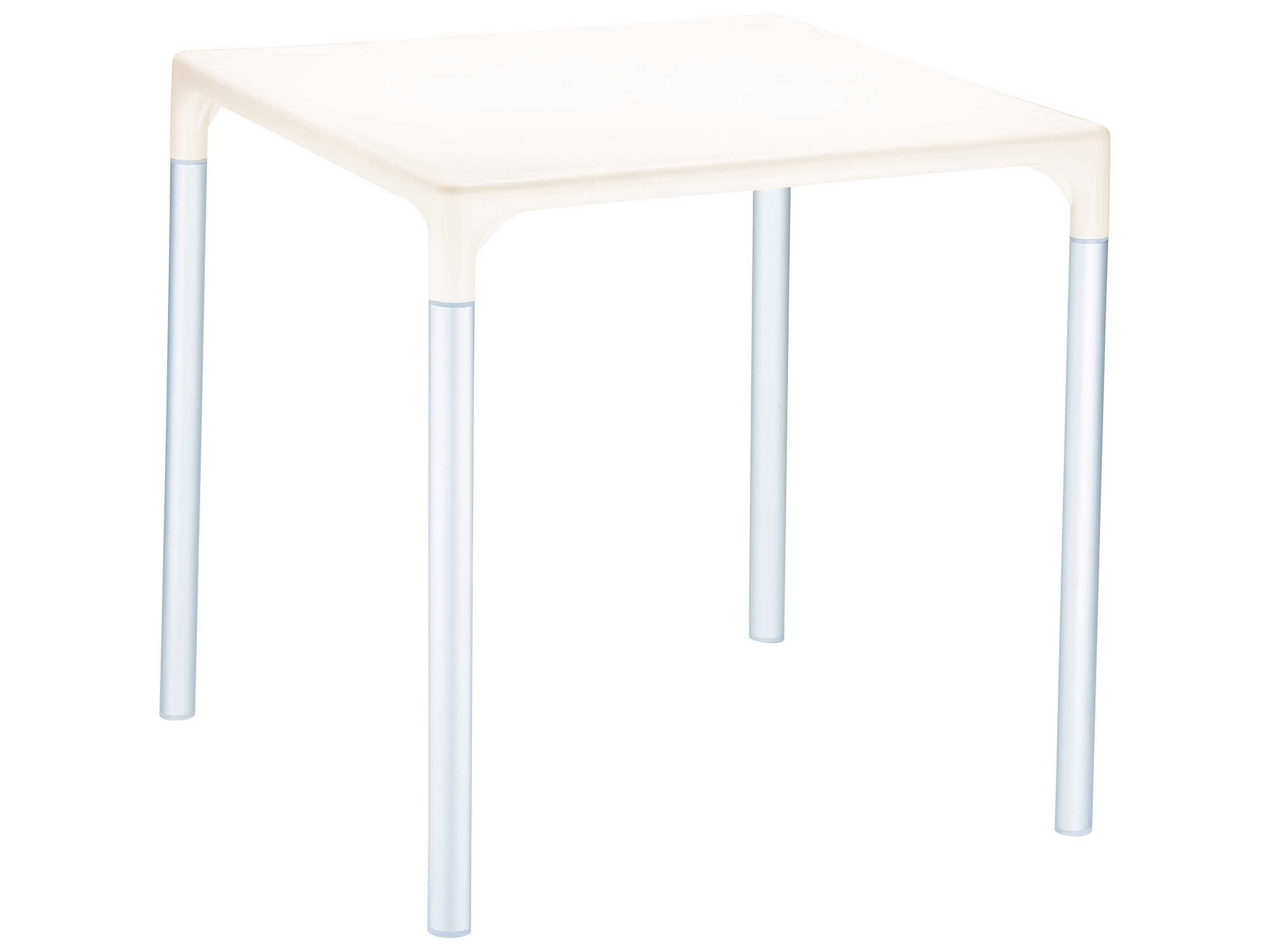 Compamia Mango Beige Aluminum Square Dining Table