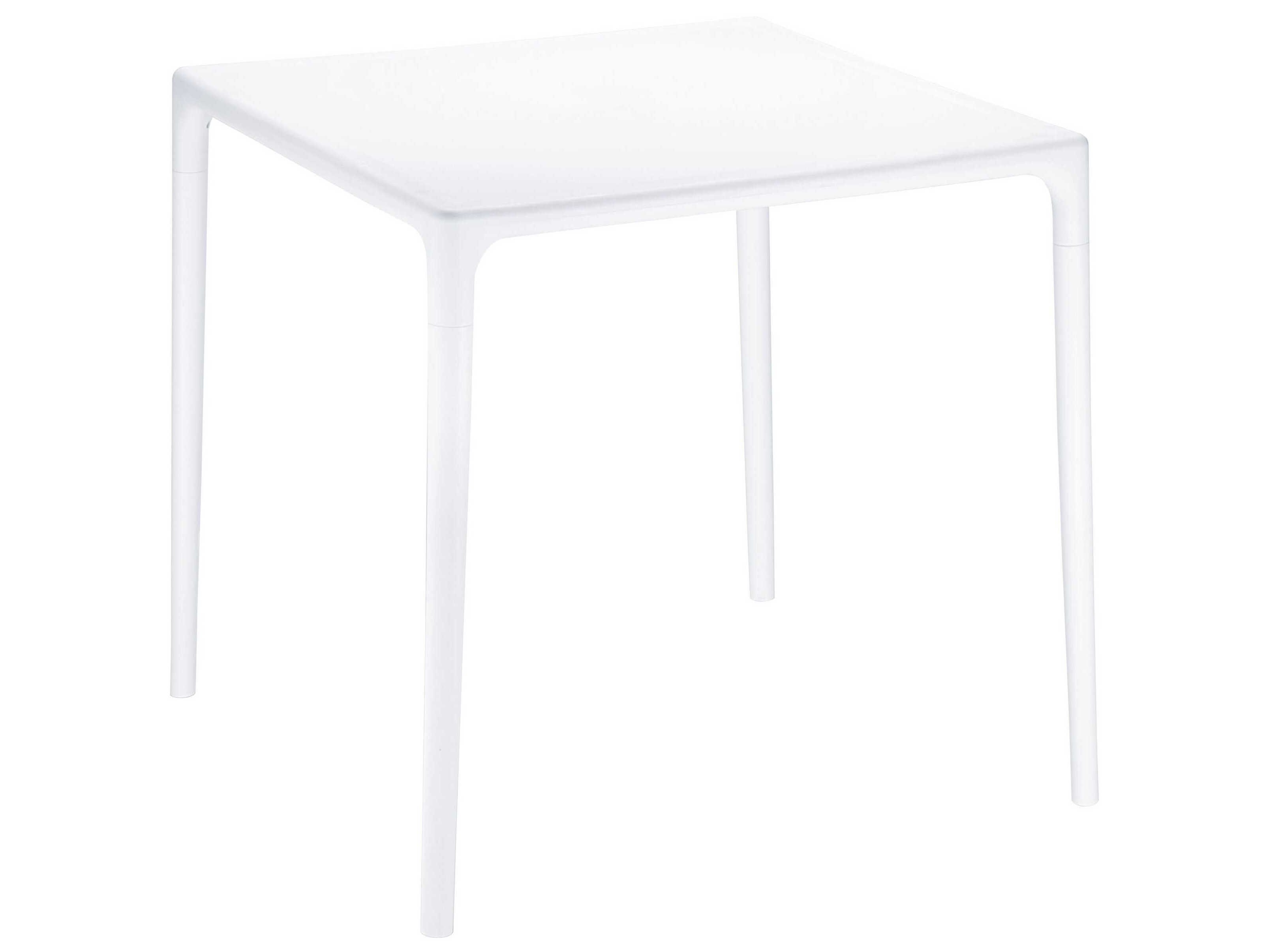 Compamia Mango White Resin Square Dining Table