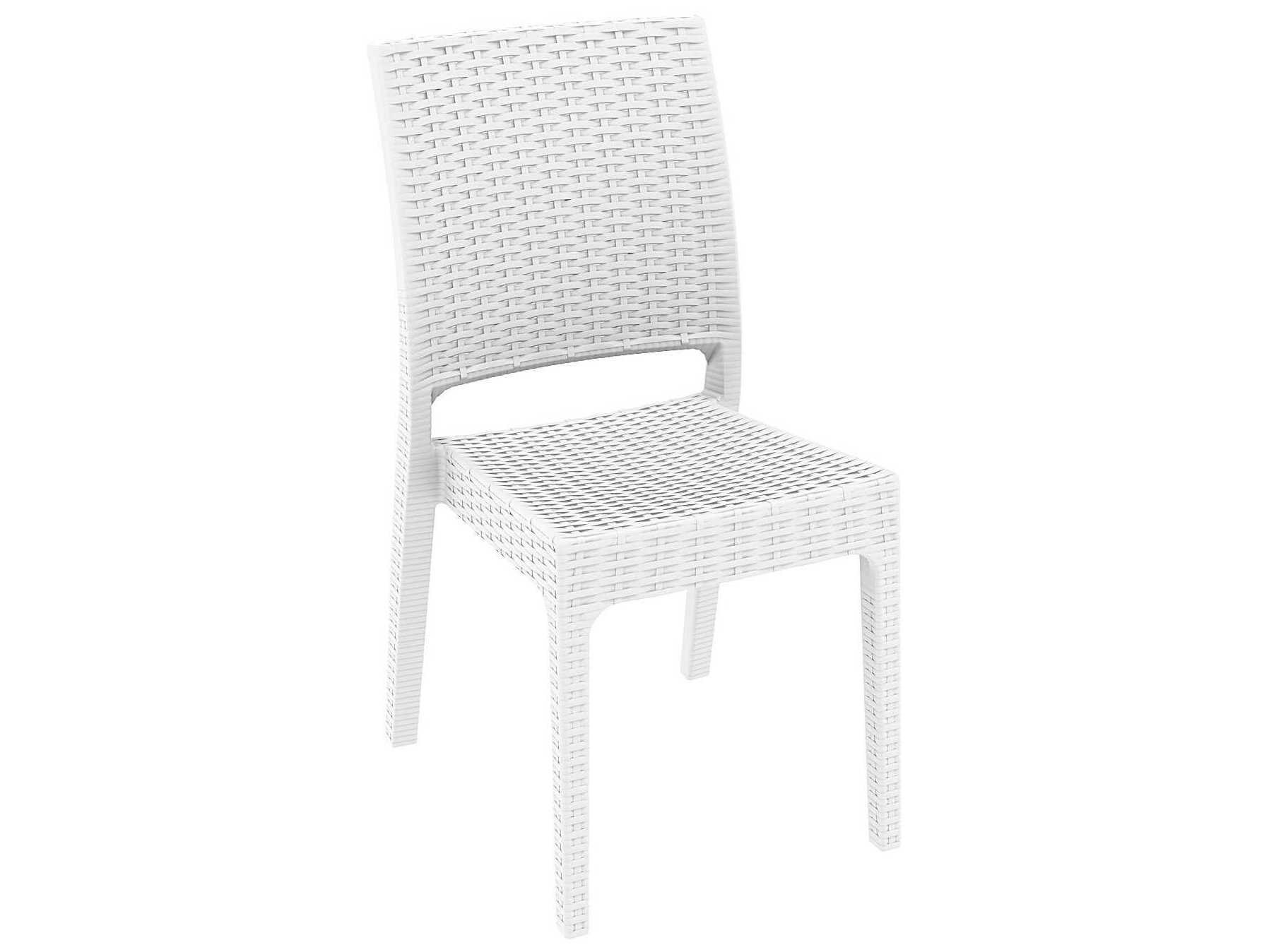 Compamia Florida White Resin Dining Chair (Set of 2)