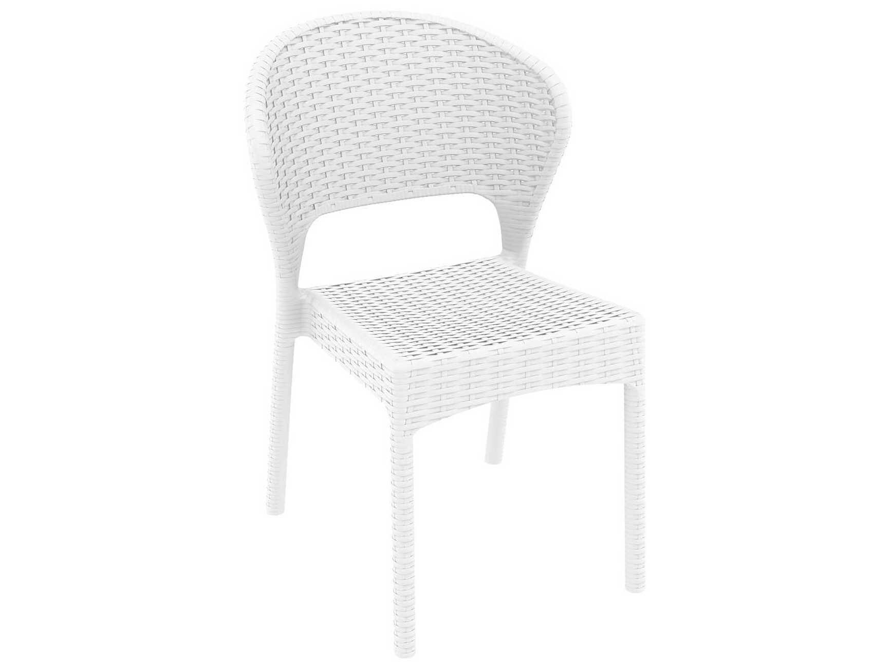 Compamia Daytona White Resin Dining Chair (Set of 2)