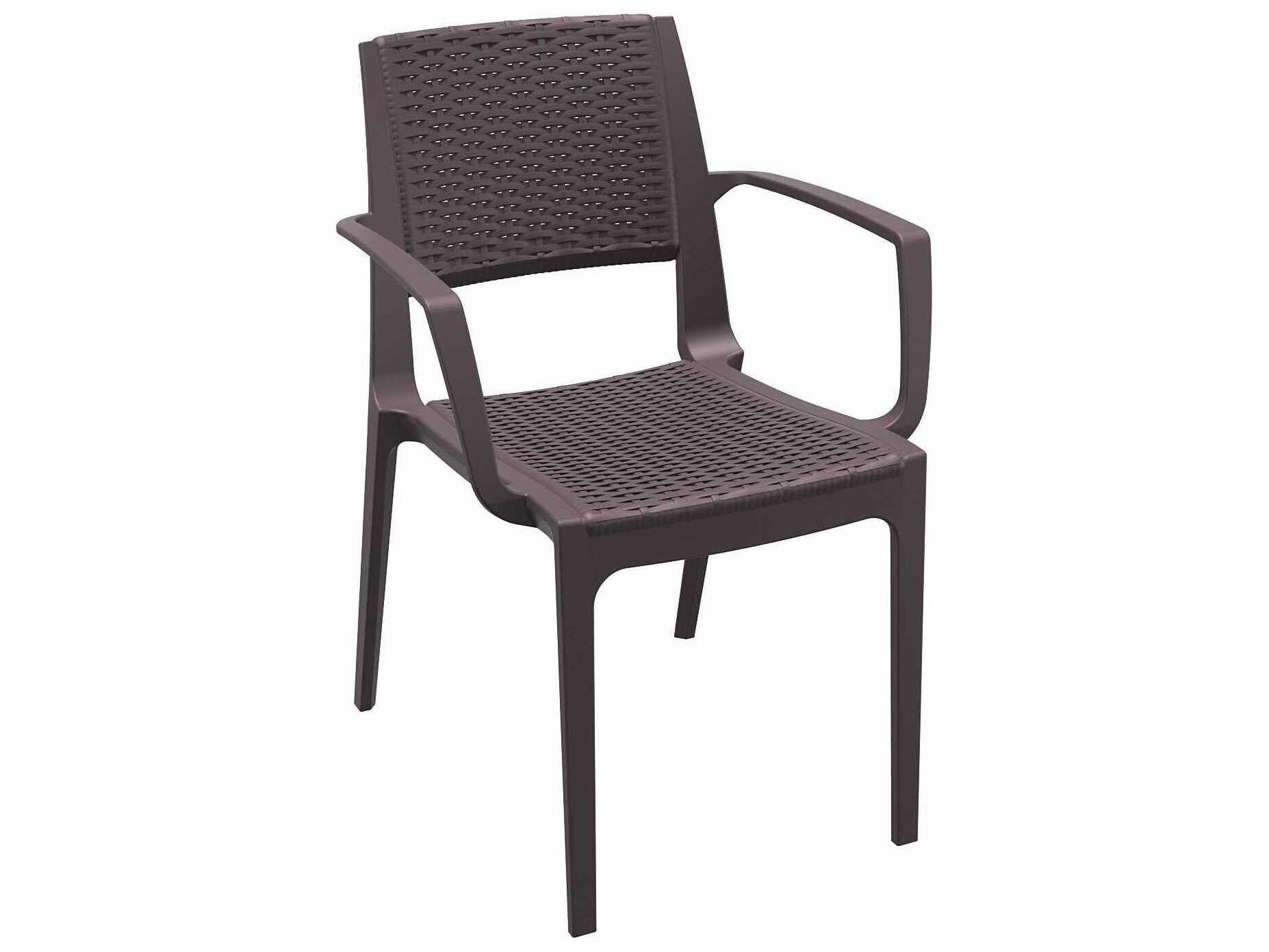 Compamia Capri Brown Resin Dining Chair (Set of 2)
