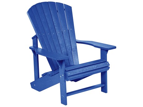 C.R. Plastic Generation Premium Recycled Plastic Arm Adirondack Chair