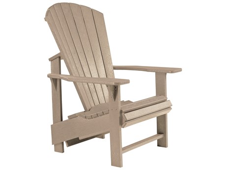 C.R. Plastic Generation Premium Recycled Plastic Adirondack Upright Chair