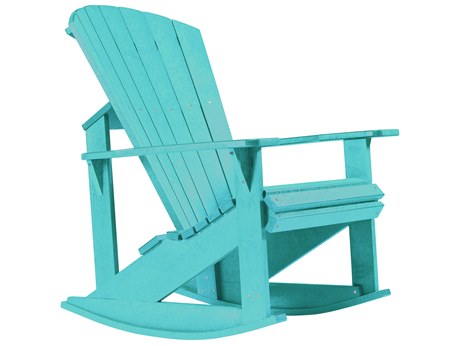 C.R. Plastic Generation Premium Recycled Plastic Adirondack Rocking Chair