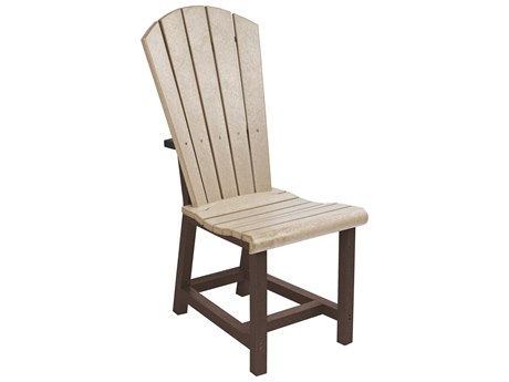 C.R. Plastic Generation Recycled Plastic Adirondack Dining Side Chair