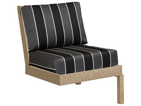 C.R. Plastic Tofino Modular Deep Seating Recycled Plastic Cushion Modular Chair Expansion