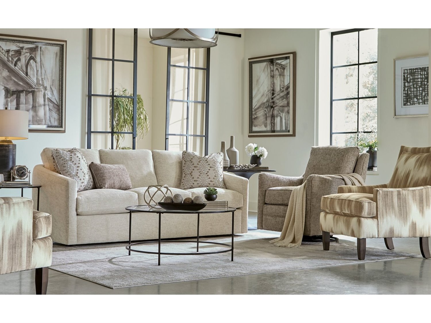 Craftmaster CM Modern Living Room Set