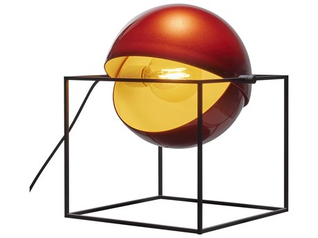 Carpyen El Cubo Metallic Red Table Lamp