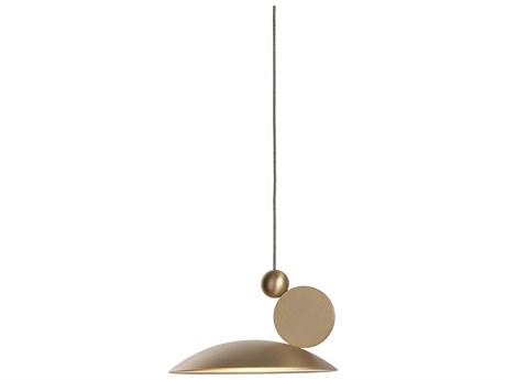 Carpyen Equilibrium Matt Gold Dome Geometric Mini Pendant
