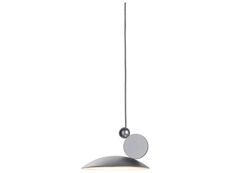 Carpyen Equilibrium Matt Chrome Dome Geometric Mini Pendant