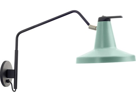 Carpyen Garcon 1-Light Mint Green Swing Wall Sconce
