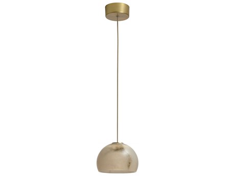 Carpyen Neil Satin Gold Dome Mini Pendant