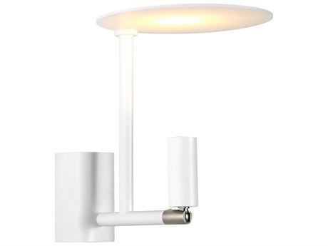 Carpyen Kelly White Nickel Wall Sconce