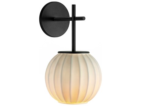 Carpyen Mei 1-Light Black Wall Sconce