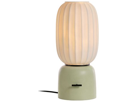 Carpyen Mei Mint Green Black Table Lamp