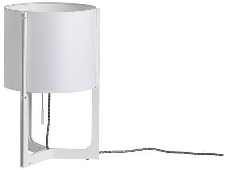 Carpyen Nirvana White Linen Table Lamp