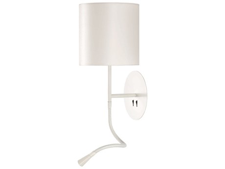 Carpyen Hotel Python Matte Nickel LED Wall Sconce