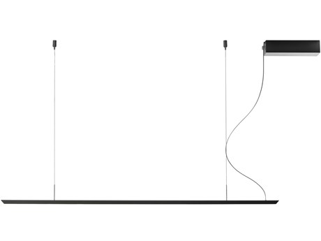 Carpyen Lineal 1-Light Nickel LED Linear Island Pendant