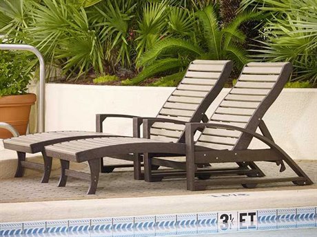 C R Plastic St Tropez Premium Recycled Lounge Set Crstlngeset8 - Cr Plastic Patio Furniture