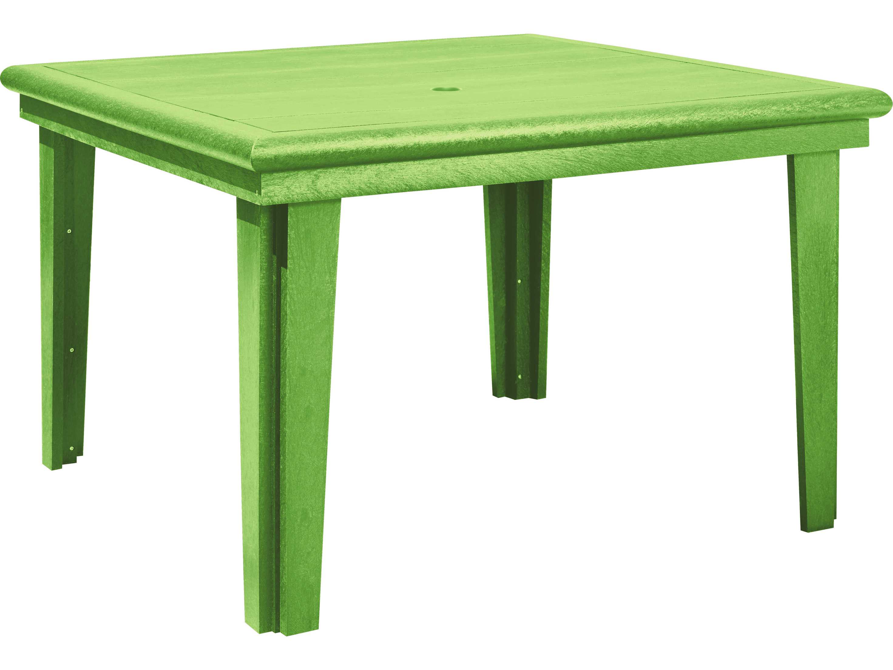 C.R. Plastic Generation Recycled Plastic 47'' Wide Square Dining Table