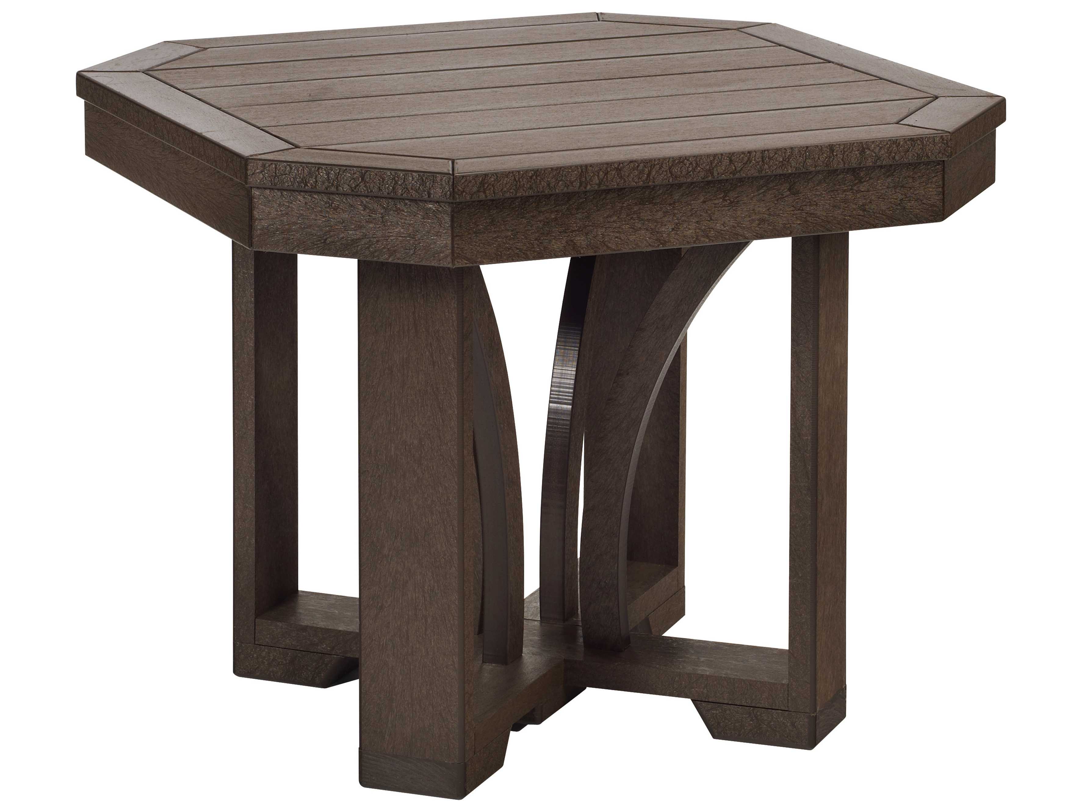 C.R. Plastic St. Tropez Recycled Plastic 24'' Wide Square End Table T31